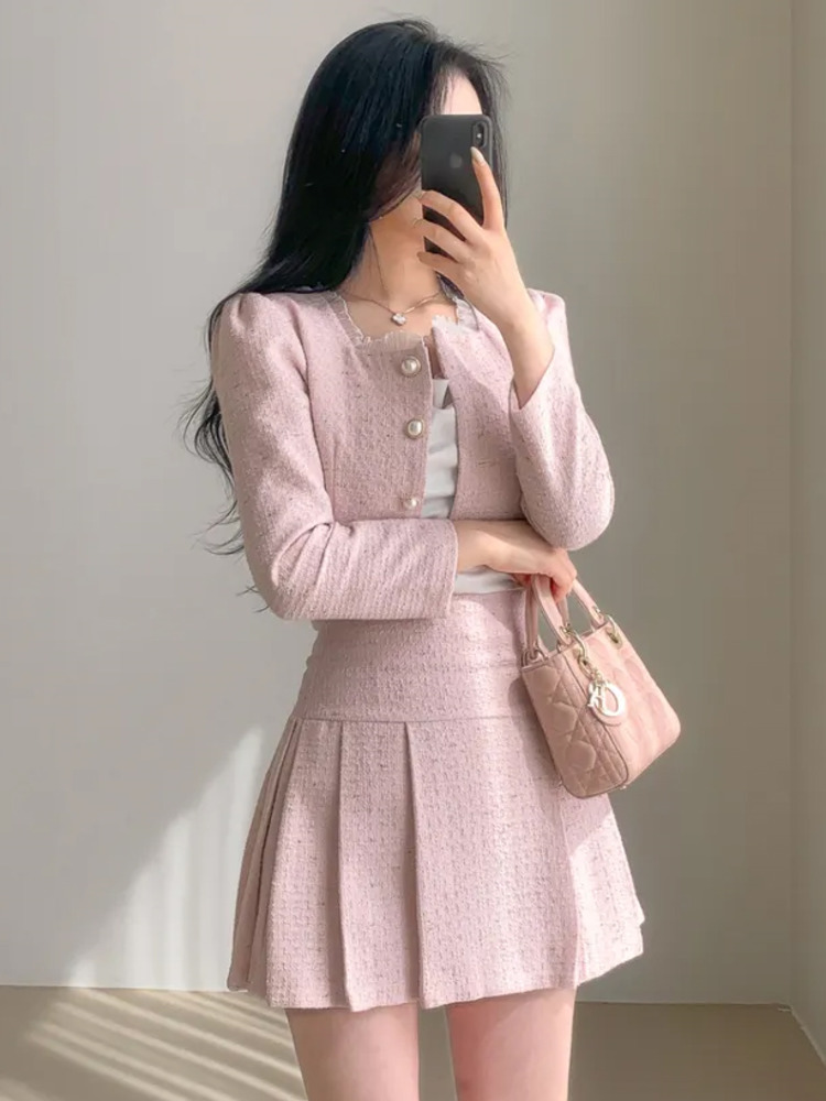 Wool Blend Coat - 3세트/로트 도매 가을 겨울 재킷 코트