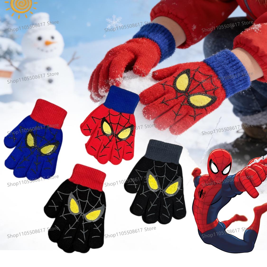 Winter Clothing Accessories - 새로운 겨울용 부드럽고 따뜻한 니트 스파이더맨