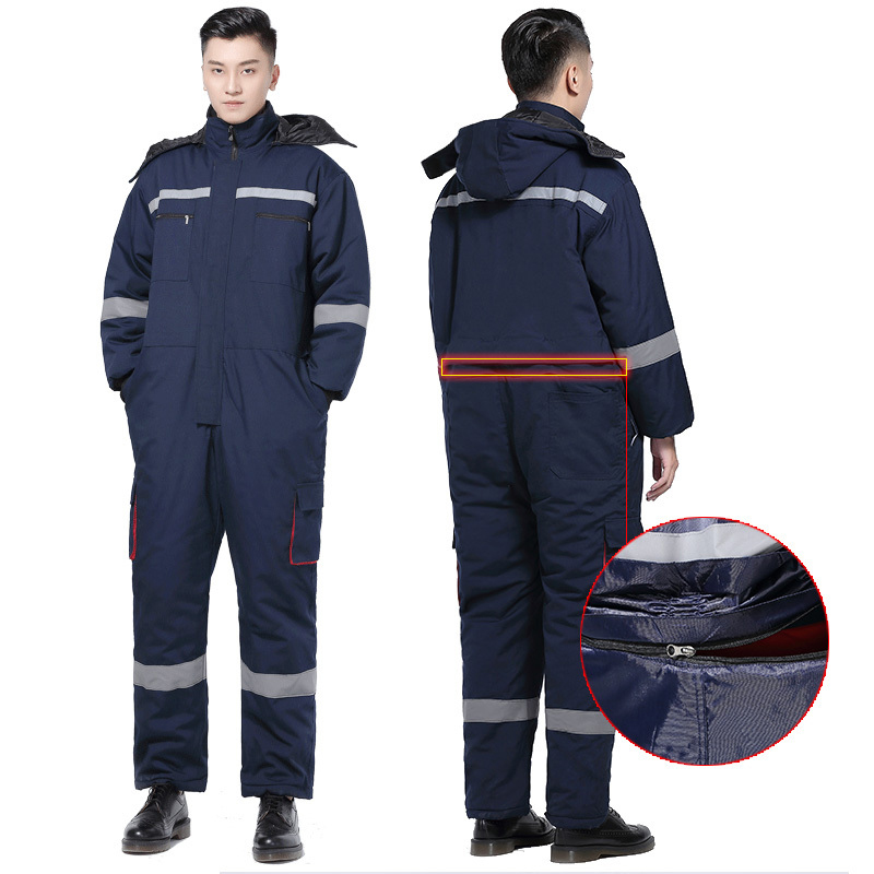 Winter Clothing Articles - 남성용 반사 작업복, 방한 두꺼운 코트