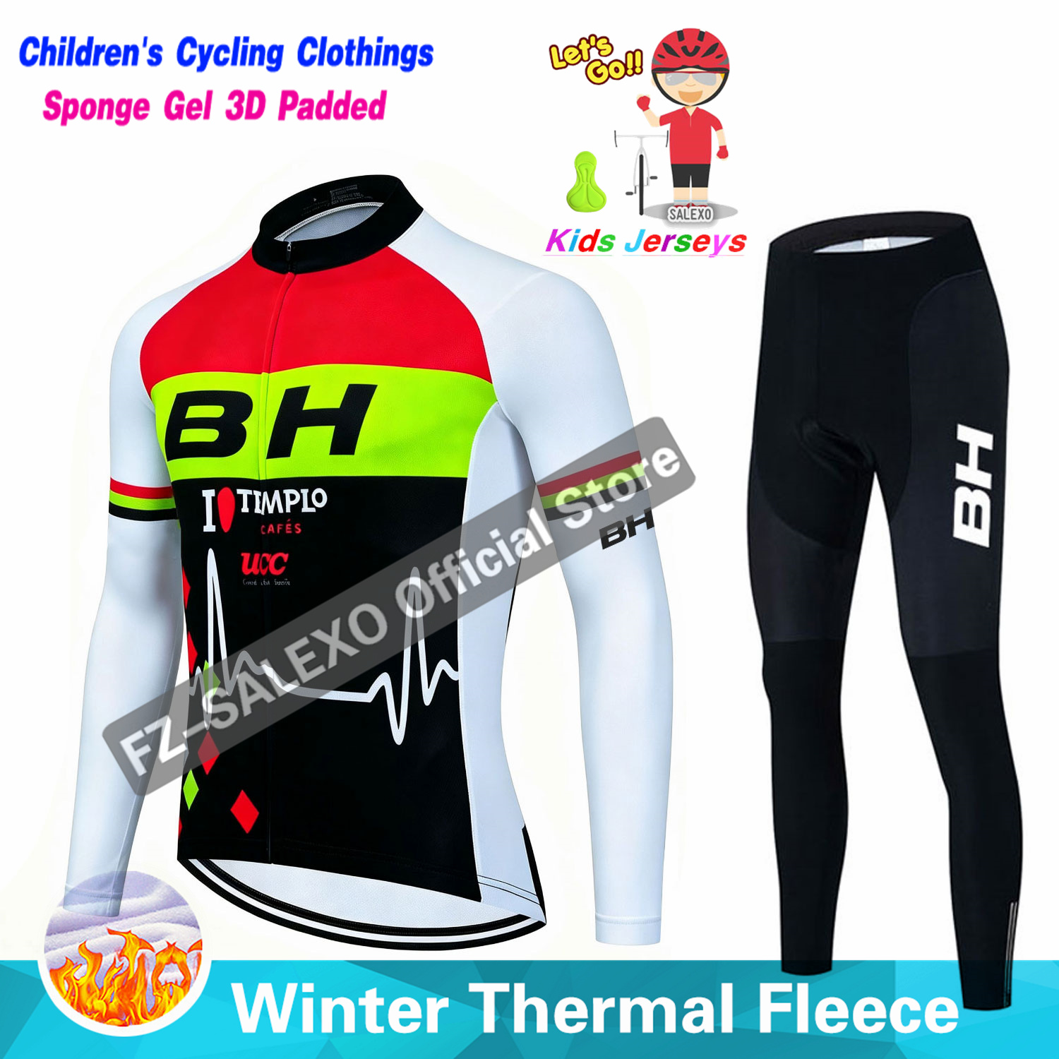 Winter Clothing Kids Sale - BH 2027 어린이 겨울 사이클링 저지