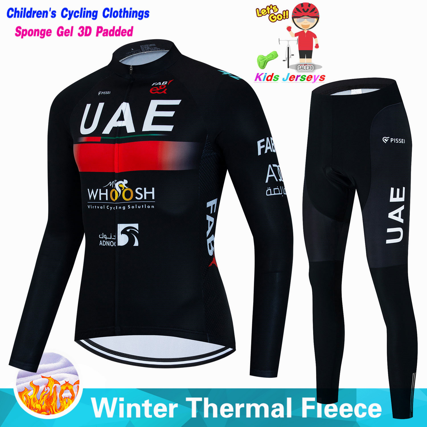 Uae 어린이 겨울 양털 사이클링 저지 세트 어린이 M - Winter Clothing Kids Sale 리뷰 및 가격