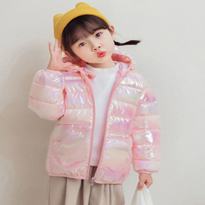 부드러운 표면 패브릭 후드 경량 다운 재킷 겨울 소녀  - Winter Clothing Baby Boy 리뷰 및 가격