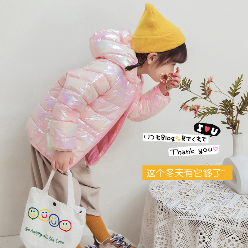 부드러운 표면 패브릭 후드 경량 다운 재킷 겨울 소녀  - Winter Clothing Baby Boy 리뷰 및 가격