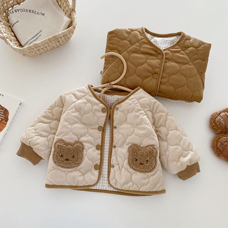 2025 한국 아기 겨울옷 귀여운 곰 양면 외투 남아  - Winter Clothing Baby Boy 리뷰 및 가격