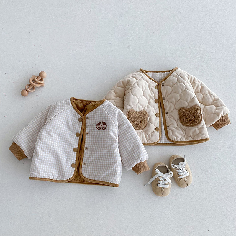2025 한국 아기 겨울옷 귀여운 곰 양면 외투 남아  - Winter Clothing Baby Boy 리뷰 및 가격