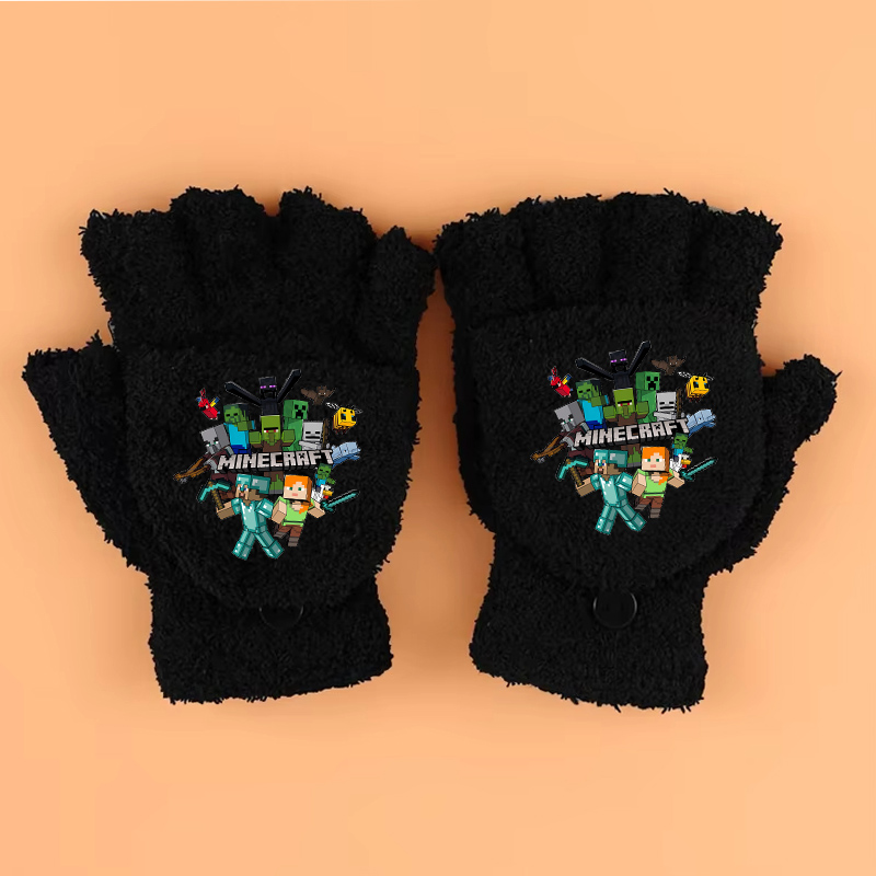 새로운 게임 테마 프린트 장갑 마인크래프트 4-13세용 - Winter Clothing Accessories 리뷰 및 가격