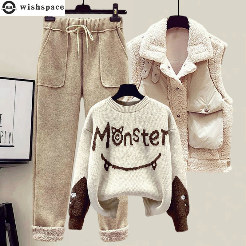 2024 겨울 새로운 캐시미어 조끼 코트 자수 니트 스 - Winter Clothing Sales 리뷰 및 가격
