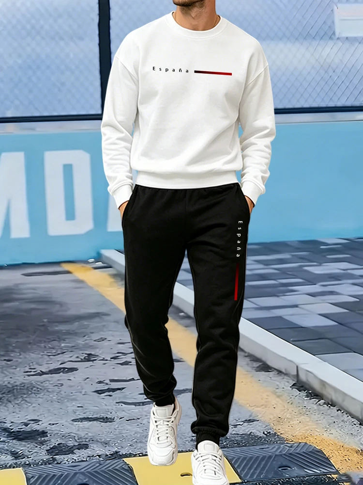 핫세일 트랙슈트 남성 캐주얼 O넥 풀오버 스웨트셔츠 야 - Winter Clothing Sales 리뷰 및 가격