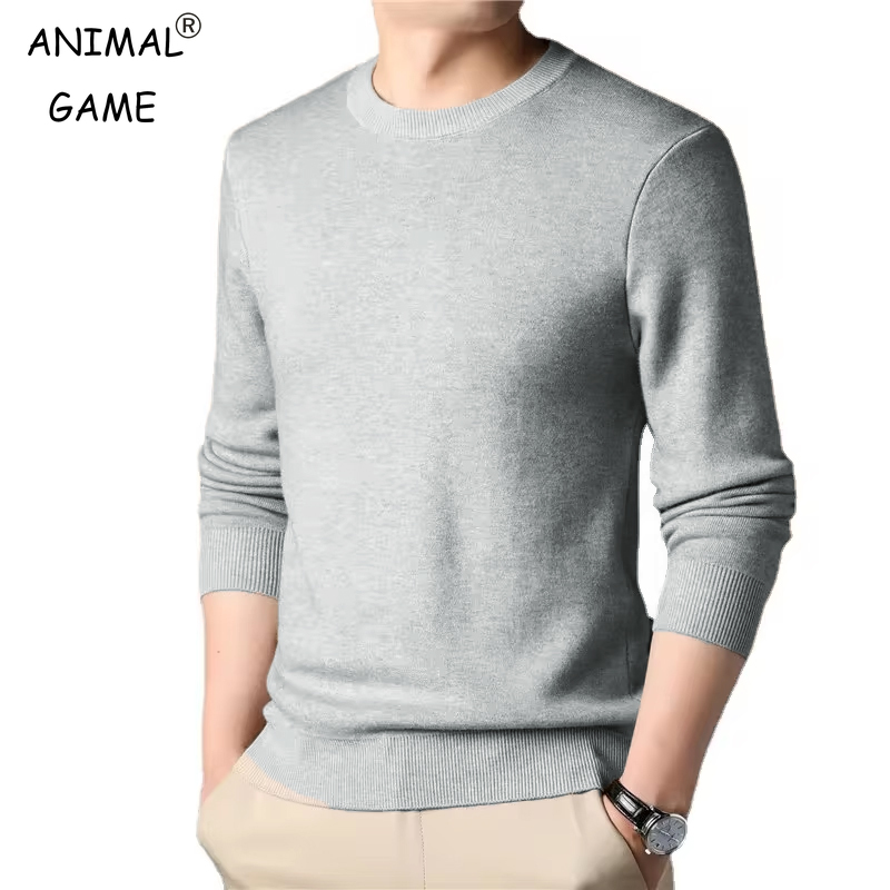 남성용 단색 니트 풀오버 스웨터, 크루넥, 경량 빈티지 - Wool Blend Coat 리뷰 및 가격