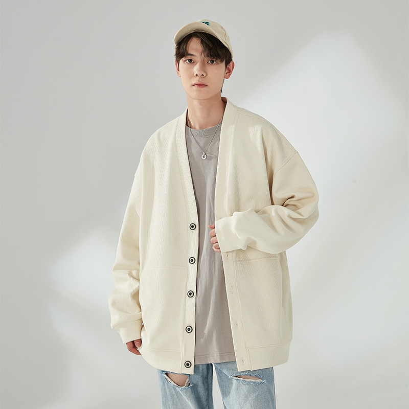 니트 카디건 남성 한국 스타일 솔리드 루즈 오버 피트  - Wool Blend Coat 리뷰 및 가격