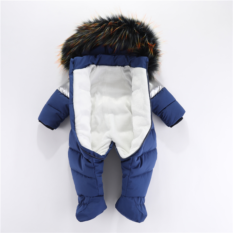 겨울 신생아 아기 장갑이 달린 롬퍼 따뜻한 두꺼운 아기 - Winter Clothing Baby Boy 리뷰 및 가격