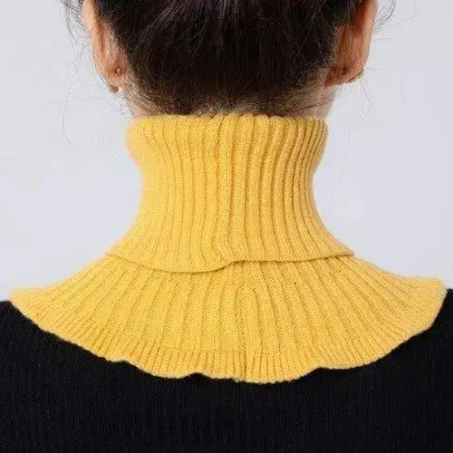 따뜻한 니트 칼라 스카프 여성 터틀넥 니트 거짓 가짜  - Winter Clothing Accessories 리뷰 및 가격