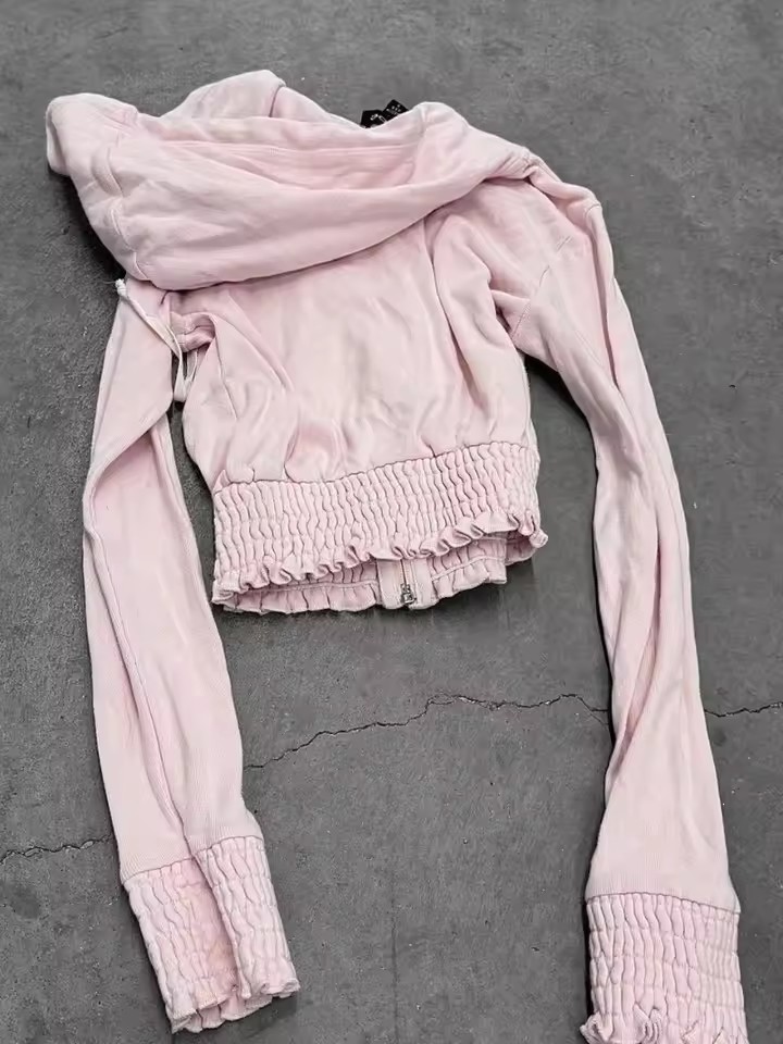 패션 캐주얼 투피스 세트 스윗 핑크 후드 스웨트셔츠 가 - Y2K Winter Clothing 리뷰 및 가격