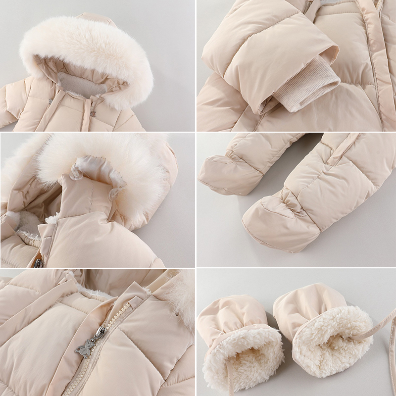 장갑과 겨울 신생아 아기 Romper 따뜻한 아기 소녀 - Winter Clothing Baby Boy 리뷰 및 가격